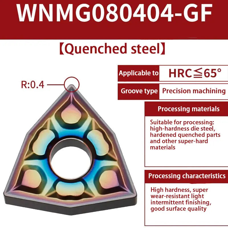 72-WNMG080404/08 Peach-shaped external turning tool head Shandong Denso Pricision Tools Co.,Ltd.